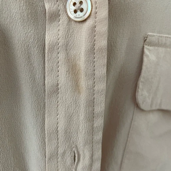 Silk Button Down - Picture 3 of 5